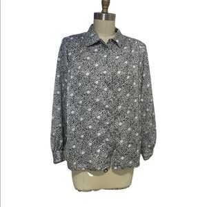 0232 Vintage button down top sz 8/10